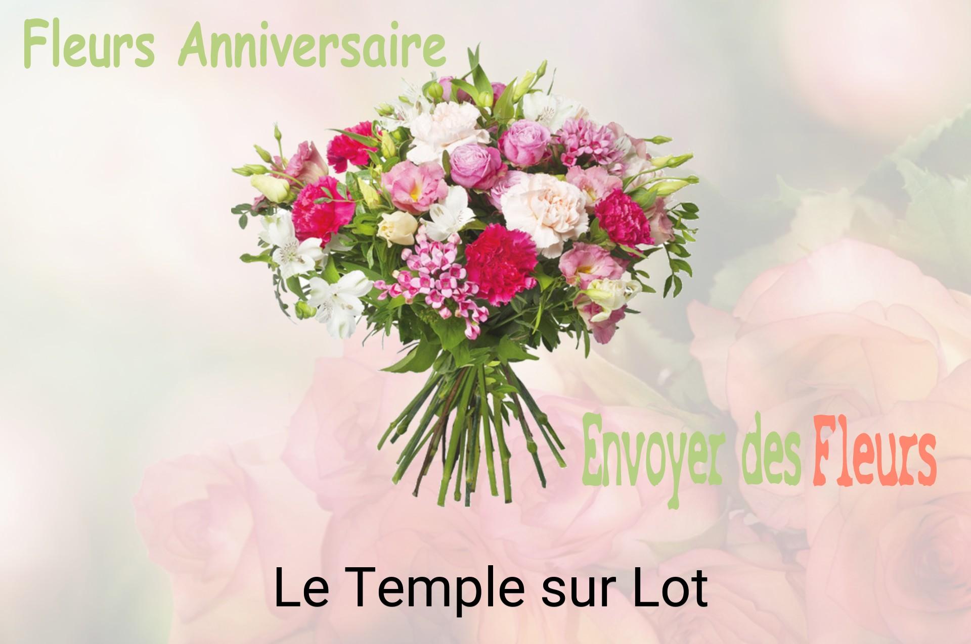 Bouquet de fleurs d’anniversaire livré à Le Temple-sur-Lot