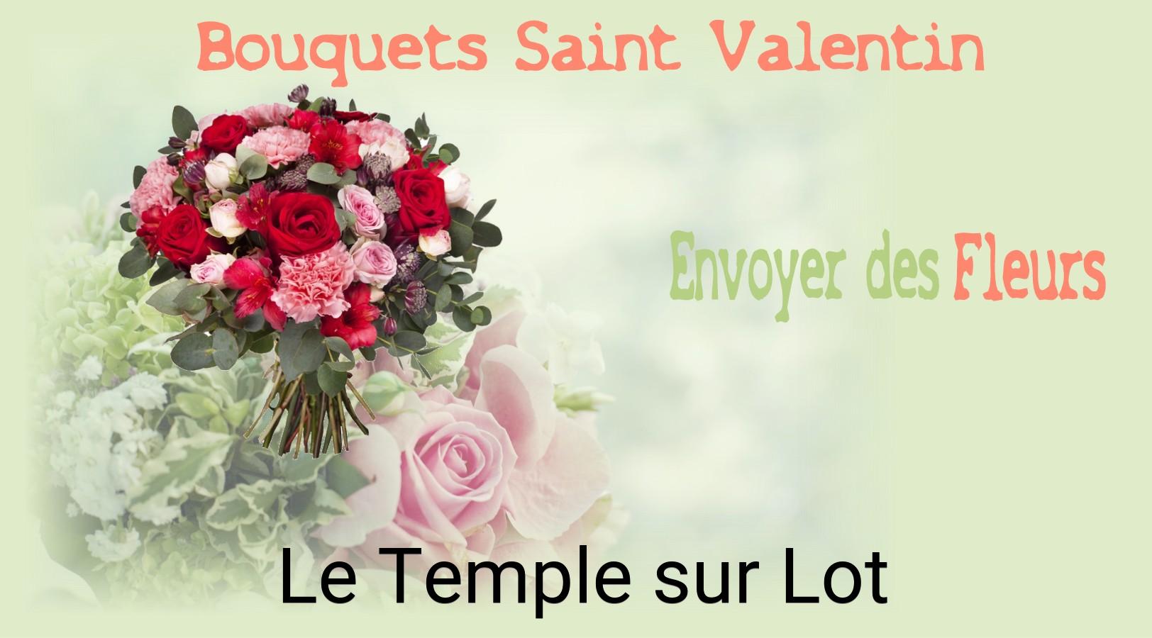 Roses de Saint-Valentin livrées à Le Temple-sur-Lot